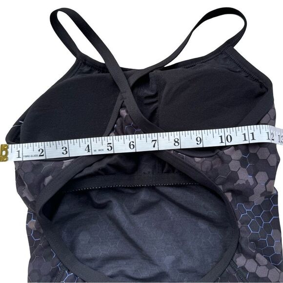 TYR Durafast Elite Women's Diamond Controlfit Swimsuit - Carbon Hex- 10 - NWT - Picture 10 of 16